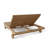 Bel-Air Outdoor Teak Wood Chaise Lounge