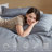 Soft 7 Piece Full Bedding Sets, Polyester Striped Modern Dorm Home