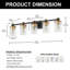 Luminaire moderne à 5 lumières avec abat-jour en verre transparent-672594301