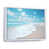 White Floater Framed