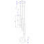 Luminaire suspendu cylindrique à DEL 3 lumières Tyonne-347454351