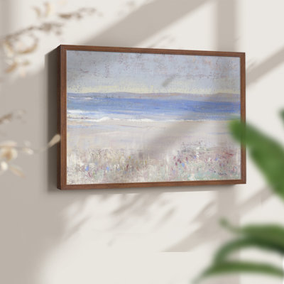 Beach Textures II -Framed Print - Restickable