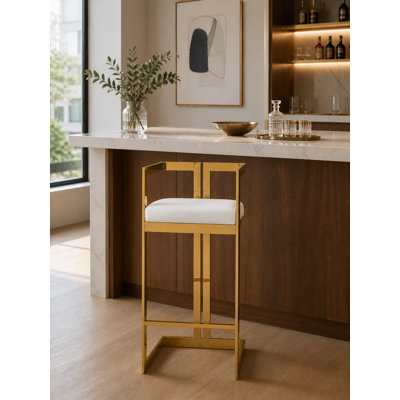 Tabouret de bar avec repose-pieds Kenzie