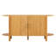Buffet 59 po cannelé avec tablettes incurvées et rangement réglable-1756267591