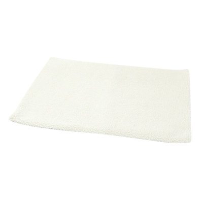 Self Warming Cat Dog Mat 24x16in Heat Storage Aluminum Foil Lining Washable Thermal Pad, Beige