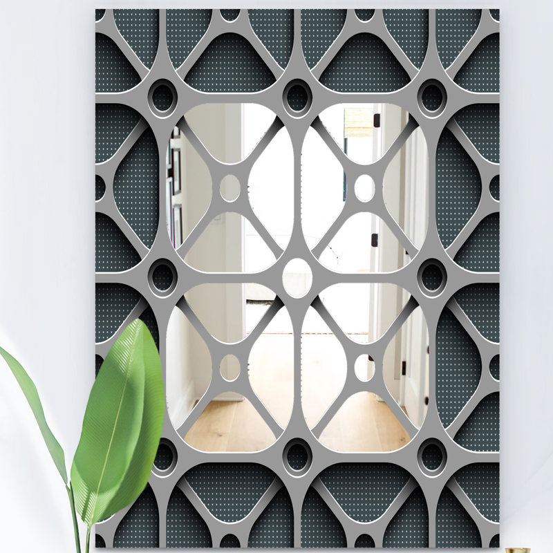 Miroir scandinave 23 Mid-Century, H 30 po x l 20 po