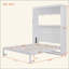 Lit escamotable mural avec tablettes Murphy