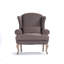 Zacharie Linen Wingback Chair