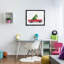 «Dinosaur Monster Sports Car - Floater Frame», impression sur toile-353179205-353179207