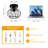 1-Light 7In Crystal Flush Mount Ceiling Light