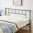 Queen Size Bed Frame, Metal Bed Frame with Headboard, Iron-Art Platform Bed No Box Spring Needed/Mattress-1068582625-1063752830