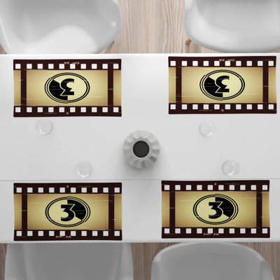 Polyester Abstract Rectangle Placemat