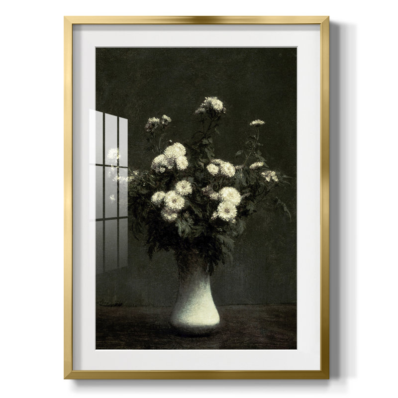 Imprimé floral rétro CCXCII - impression encadrée