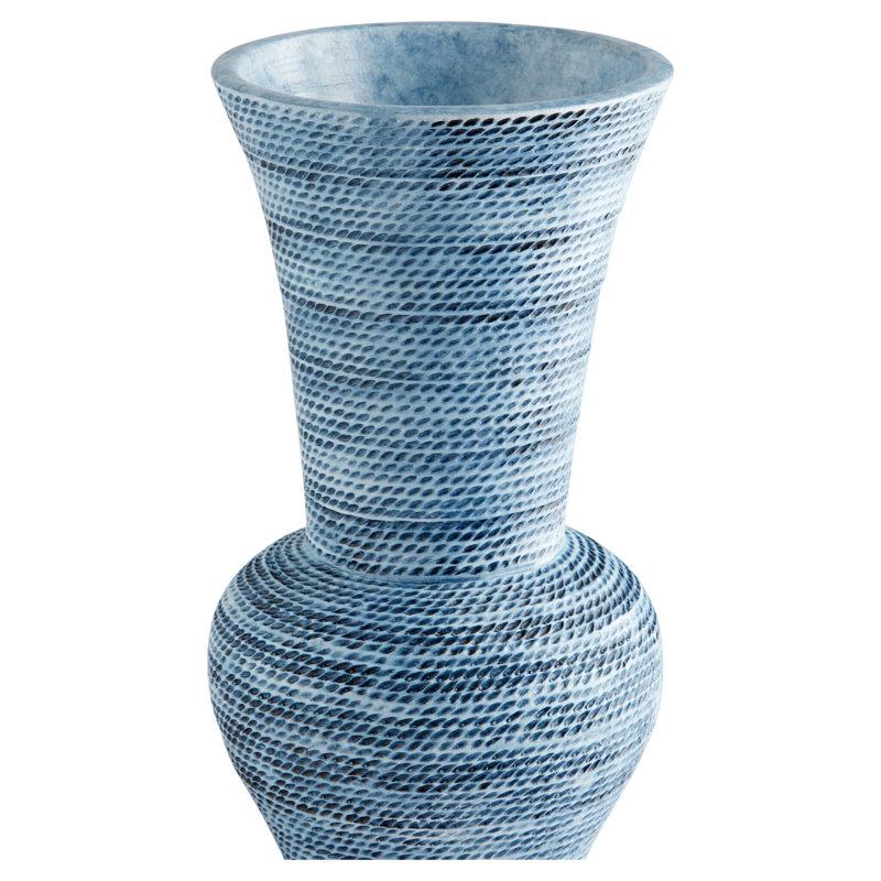 Hopewell Handmade Ceramic / Porcelain Table Vase, 11.5" H x 8" W x 8" D