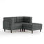 3 Seater Corduroy Sectional-286994998