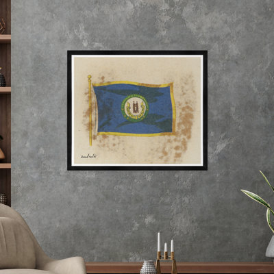 Kentucky With White Frame