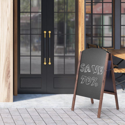 Shafeen Free-Standing Chalkboard 80cm H x 38cm W