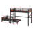 Metal Separable Bunk Beds With Raised Security Fence-516886695