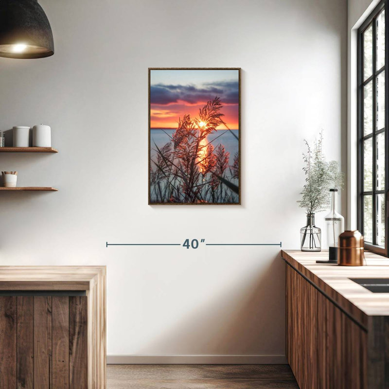 Potentiel exaltant, Cadre flottant noyer, 21 po x 31 po