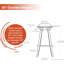Tabouret de comptoir 26 po Charlesia-55792298-55792296