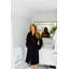 100% Cotton Mid-Calf Bathrobe with Pockets-75051942