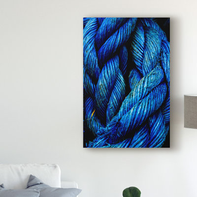 «Blue Rope», reproduction de photo sur toile tendue