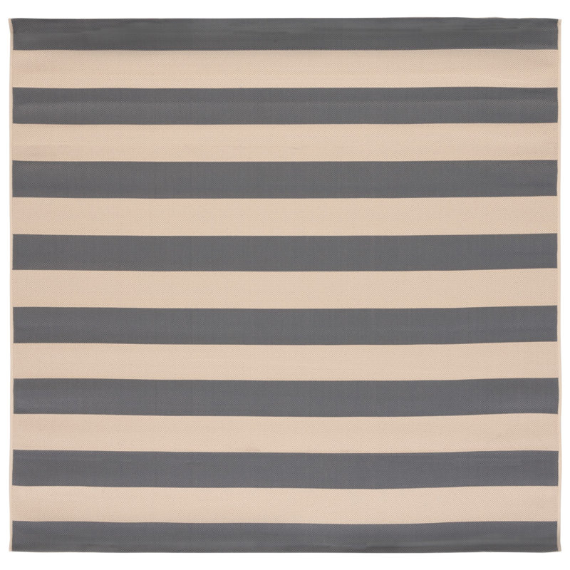 Tapis d'intérieur / extérieur à rayures Durain Performance, Carré 6 pi 7 po