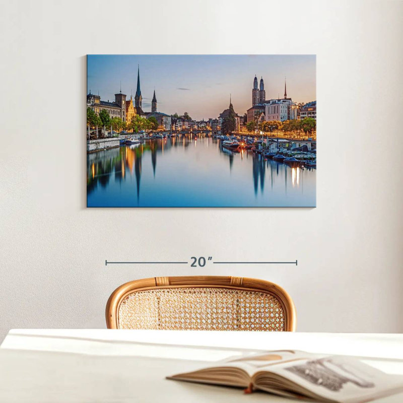 Kavia Limmat River, 16" H x 24" W