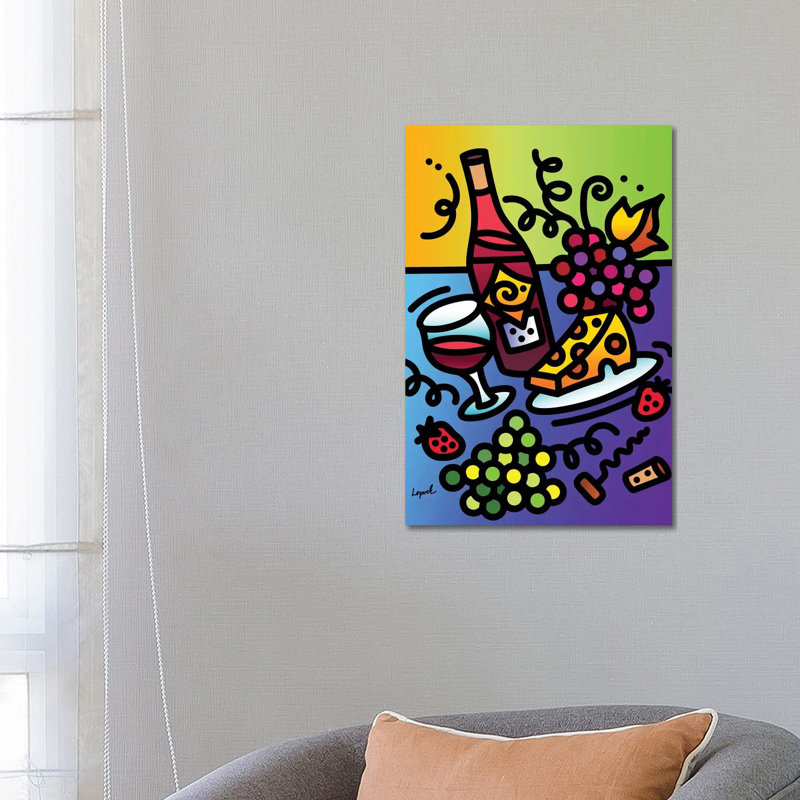 Tipsy 1 Piece Wrapped Canvas Wall Art, 66.04 cm H x 45.72 cm W x 3.175 cm D