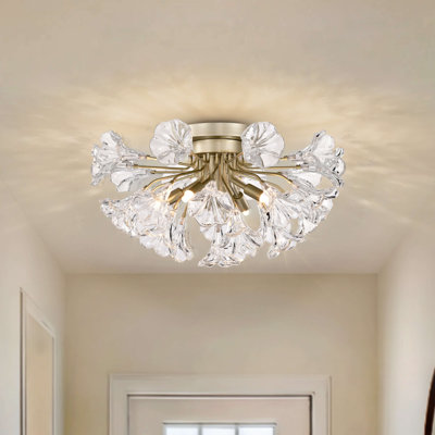 Plafonnier semi-encastré 5 lumières 18,5 po Parisi
