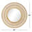 Amesbury Handmade Bamboo Round Wall Mirror-1783086469