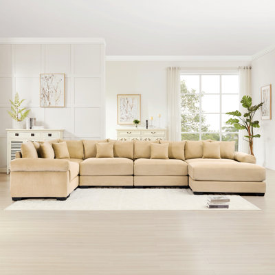 Modular Sectional Sofa, Upholstered Couch For Living Room