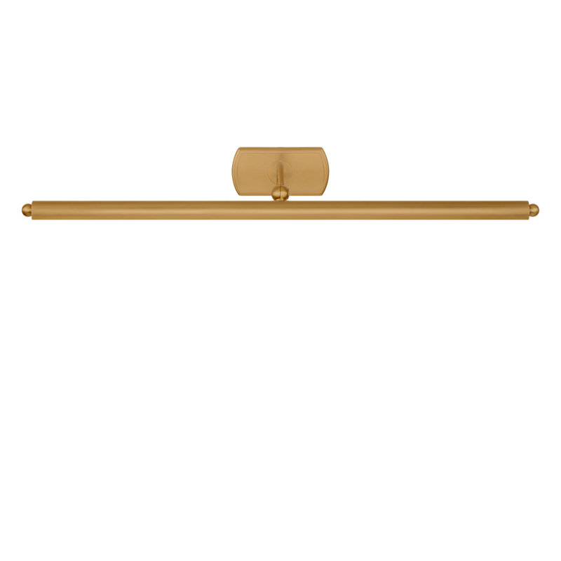 Lamont Picture Light, 2.38" H x 24" W x 9" D, Burnished Brass