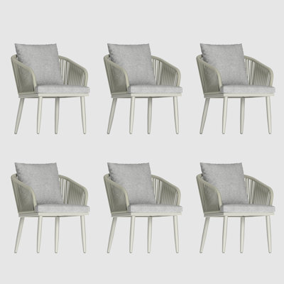 Outdoor Patio Dining Armchair with Cushion