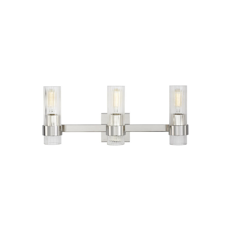 Geneva 3 - Light Vanity Light, Polished Nickel