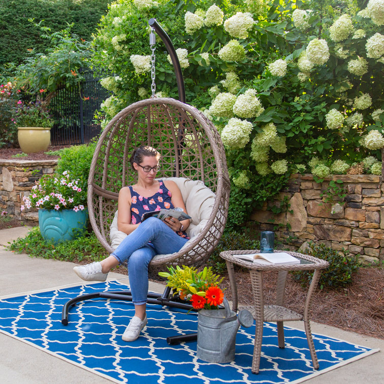 Outdoor Hanging Wayfair Egg Swing Chair Wayfair Teardrop Patio