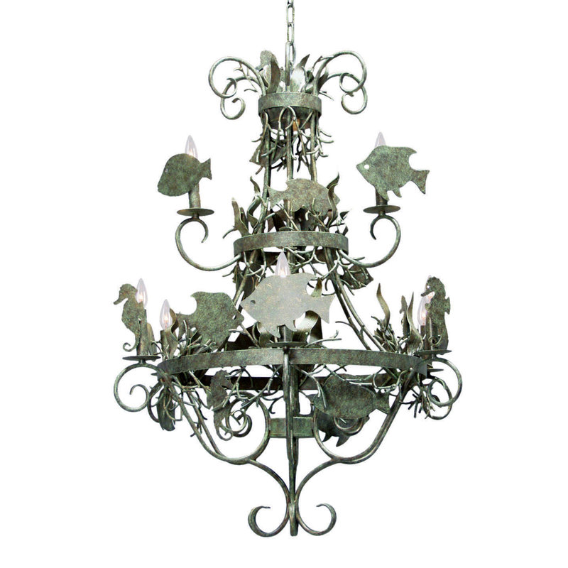 Lustre 9 lumières de 32 po Atencio