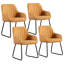 Chaises de salle à manger rembourrées avec accoudoirs Markesha-326621294