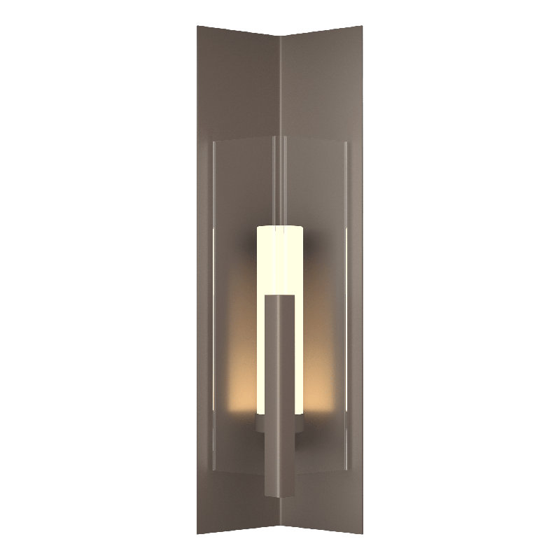Summit Steel Wall Light, Coastal Dark Smoke, 34" H x 11.1" W x 8.5" D, Clear