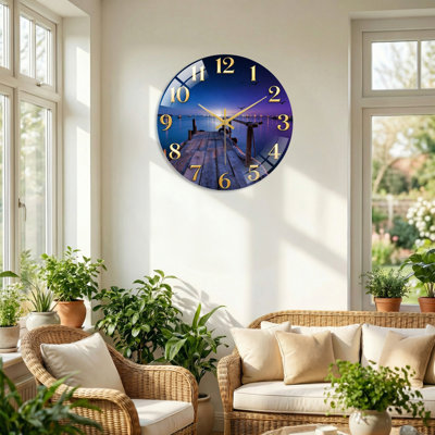 Horloge murale Dock