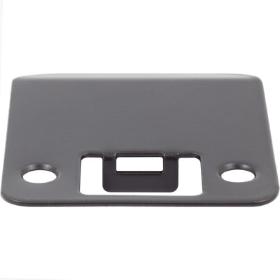 Round Corner Extended Lip Strike Plate, By Stone Harbor Hardware