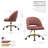 Romulus Velvet Task Chair-1191652624