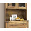 Modern Farmhouse Double Barn Door Accent Bar Cabinet With Goblet Holder