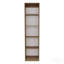 Bibliothèque Home Design Slim avec tablettes à 5 niveaux, chêne naturel