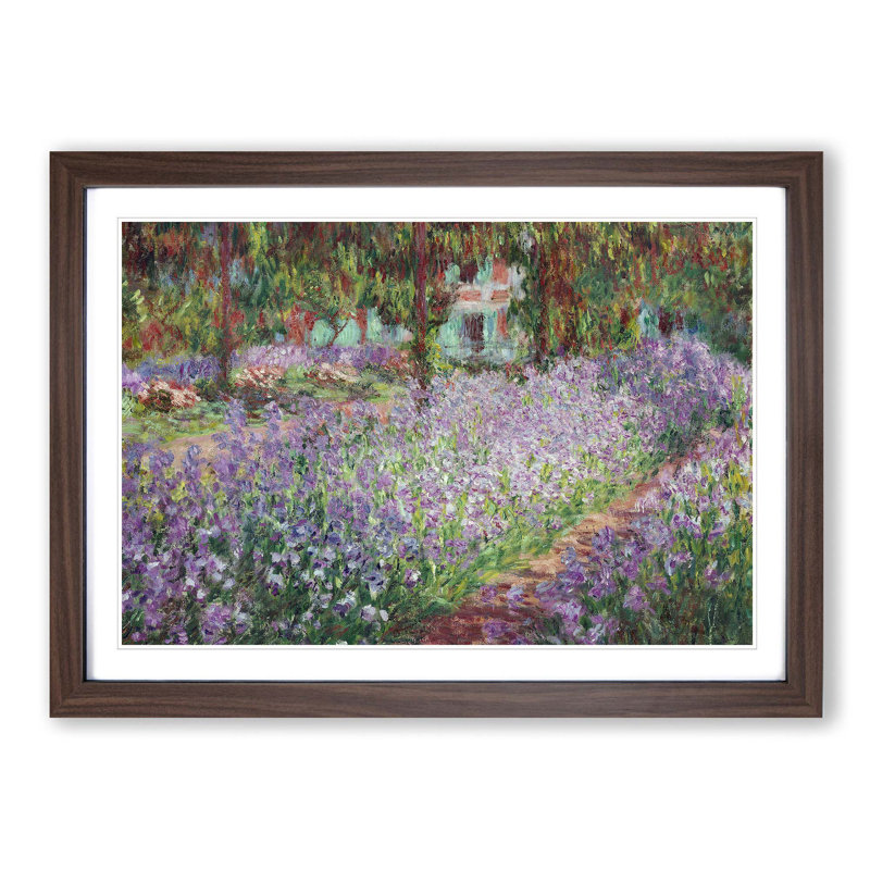 Claude Monet - Single Picture Frame Painting, Walnut