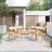 Outdoor Patio Acacia Wood Club Chair-714159677