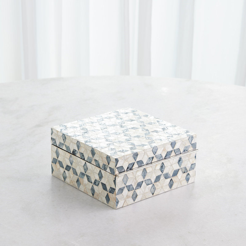 Handmade Decorative Box, 4.5" H x 9" W x 9.25" D