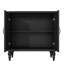 Armoire vintage avec tablettes réglables, buffet avec creux sculpté -1795574743