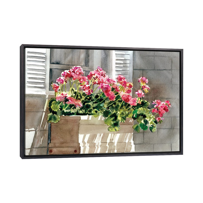 Boxed In, 18'' H x 26'' W, Distressed Black Floater Framed
