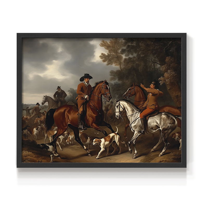 Faune - Lxxxiv - Reproduction encadrée - Restickable, H 8 po x l 10 po, Noir, noir, noir, noir